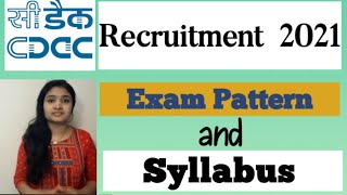 CDAC Syllabus and Exam Pattern CDAC Project Engineer Recruitment latest jobs [upl. by Outlaw953]