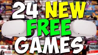 24 new amp free OCULUS QUEST 2 games on APPLAB amp SIDEQUEST [upl. by Sprage]