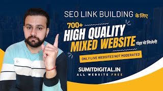 FREE 700 Backlinks List  Website list SEO Backlink  All type Link Building Website Available [upl. by Eiger366]