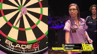 Sherrock vs Bulmer Darts Ladies World Trophy 2018 Semi Final [upl. by Aicxela]