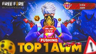 Awm King🤯 Cs New Rank Season  41 Road to Top1🔥24 Hours🥵 Rs GaminG Live  freefirelive shortsfeed [upl. by Zurek]