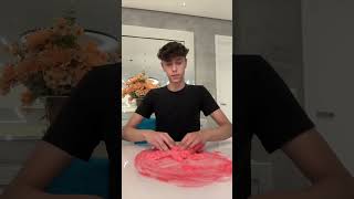 tutorial de ice slime asmr shorts slime [upl. by Bohlen]