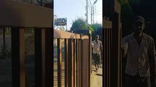 20fit Sliding gate installation fabrication youtube fabricationwork [upl. by Anaej]