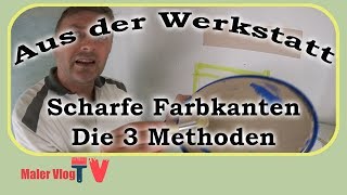 Perfekte scharfe Farbkanten für jedermann Die 3 Methoden [upl. by Otir533]