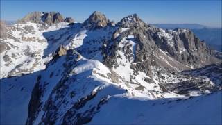 Invernal al Pico Tesorero 2568m ADN Astur [upl. by Kannry]