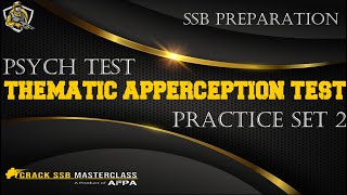 TAT Practice Set 2  Thematic Apperception Test  SSB Interview  Psychological Test [upl. by Ahsatam]