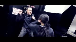 4way Hallway practice fight w Nitasha Declan Steve and Jim [upl. by Hersh]