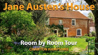 Jane Austen House  Room by Room Tour  Chawton Hampshire  Life of Jane Austen [upl. by Gnouh]