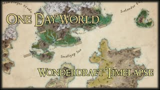 Making a DampD Map In a Day Wonderdraft Timelapse Free Download [upl. by Yaj]