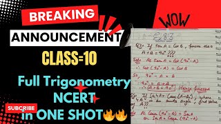 trigonometry class 10class 10class 10 maths [upl. by Ellen]