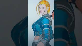 COLOR PENCIL TIMELAPSE PREVIEW  EPISODE 60 STREET FIGHTER  CAMMY CAPCOM [upl. by Enitsugua865]