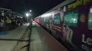 12008 Mysuru  MGR Chennai Central Shatabdi Express Skips Perambur Station at High Speed [upl. by Aya15]