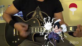 Naruto Shippuden  Uchiha Sasuke  Kokuten Guitar Cover [upl. by Fortunio948]