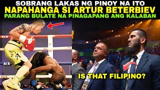 Napahanga talaga si Artur Beterbiev ng Pinoy Boxer na ito [upl. by Etyak]