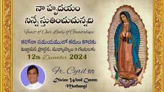 Divine Mercy Intercession Fr Cyril Doss SVD  Divine Word CentreMuthangi  12122024 mov [upl. by Tadich]