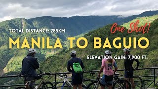 A CYCLISTS DREAM RIDE  Manila to Baguio One Shot [upl. by Anilak700]