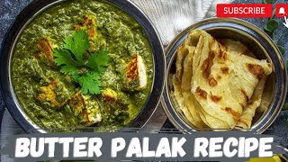 BUTTER PALAK RESTAURANT STYLE RECIPE BY KHANA AB BANE AASAN❤️ [upl. by Marentic]