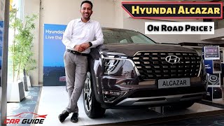 Hyundai Alcazar On Road Price amp My Opinion on Prices  Value for Money Variant [upl. by Gnav]