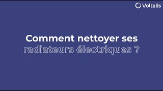 Comment nettoyer ses radiateurs électriques [upl. by Ayamahs]