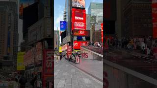 New York City Times Square travel shorts walking [upl. by Nosremaj]