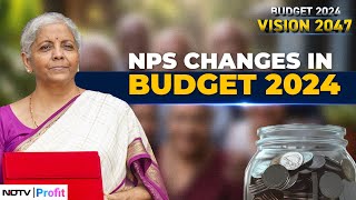 NPS Changes In Budget 2024 Nirmala Sitharaman Addresses Pension Plans In Budget 2024 Speech [upl. by Atiana580]