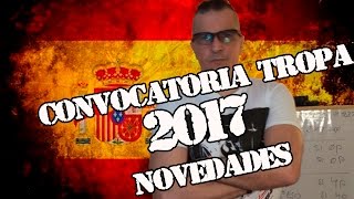 Convocatoria TROPAMARINERIA 2017 novedades by XIIDoce [upl. by Hardigg]