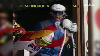 Ski alpin 1987 WM Vreni Schneider GS [upl. by Christenson]