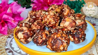 Winter Special Dry Fruit Laddu Energy Booster No Sugar Post Delivery Rubykitchen [upl. by Yuh]