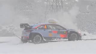 CrashSortie de Route Andreas Mikkelsen Rallye MonteCarlo 2018 [upl. by Melentha]