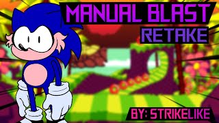 MANUAL BLAST RETAKE FANMADE ft CrazFaze   Friday Night Funkin SonicEXE V3 [upl. by Jemie]