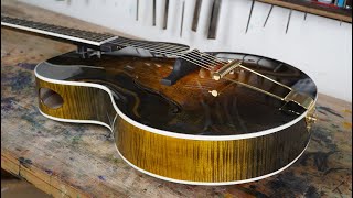 Making an Adjustable Neck Archtop Guitar Full Build [upl. by Vivica]