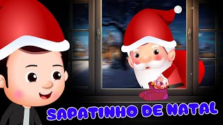 DEIXEI MEU SAPATINHO NA JANELA DO QUINTAL MÚSICA NATALINA 🎅🏻 🎄  Alice e Bela [upl. by Eddi675]