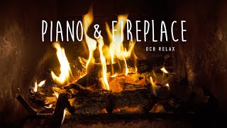 Relaxing Piano Music and Fireplace 247  Sleep Meditate Study Relax Stress Relief [upl. by Yleve]