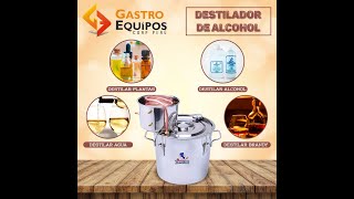 🍷🍾DESTILADOR DE ALCOHOL AMERICANO PROCESO DE DESTILACION CASERA🍾🍷 [upl. by Ailec624]