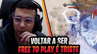 SAMUKA VOLTOU A JOGAR NA SUA CONTA TINHA ESQUECIDO COMO ERA SER F2P 👀  CORTES NIGHT CROWS [upl. by Faust]