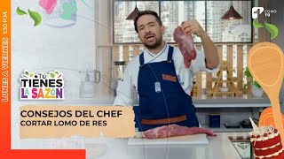 Consejos del Chef ¿Cómo cortar un Lomo de Res correctamente junto a José Osés  Canal 1 [upl. by Nored]