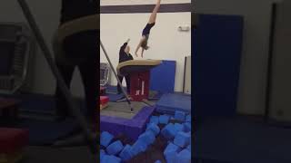 Slow motion front handspring vault [upl. by Ahsaret679]