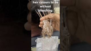 hair colours to do without bleaching Hair ColourTransformation ashorthighlights [upl. by Alin]