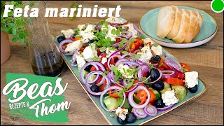 Griechischer Bauernsalat  ein beliebter bunter Salat [upl. by Aver]