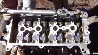 How to assemble engine VVTi Toyota Part 28 Cylinder head [upl. by Silver]