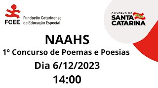 1º Concurso de Poemas e Poesias do NAAHS [upl. by Mur]