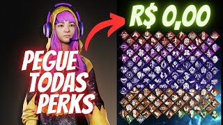 COMO PEGAR TODAS AS PERKS DO DBD GRÁTIS [upl. by Todd]