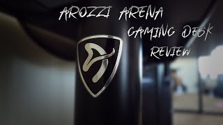 Arozzi Arena Gaming Desk Review  Is it Worth the Money [upl. by Htinek]