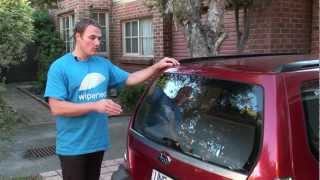 Wipertech TrueFit rear  How to install a Snap Claw rear wiper blade [upl. by Liuka]