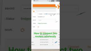 How to connect two routers wirelessly  surendra thilla [upl. by Selegna]