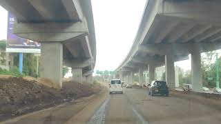 NAIROBI EXPRESSWAY DRIVE VIEW PROGRESS ON 19 DEC 2021 FROM WESTLANDS TO MLOLONGO PART A [upl. by Nylime78]