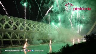 Fallas Valencia 2019 Nit del Ninot 2019 Castillo Fuegos Artificiales Pirotecnia Zarzoso [upl. by Latoniah]