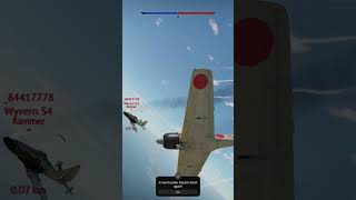 War thunder A6m3 zero VS Wyvern Head on japanese warthunder [upl. by Chrisoula129]