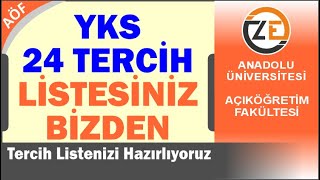 AÖF YKS Tercih Listenizi Hazırlıyoruz  Başarı Sıranızı ve Puanınızı Gönderin  Açıköğretim Kazan [upl. by Madian456]