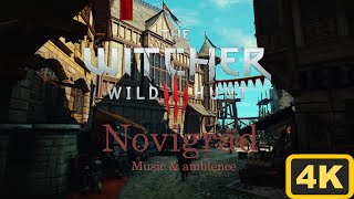 The Witcher 3  Novigrad  Music with Sound of the Street [upl. by Emylee]